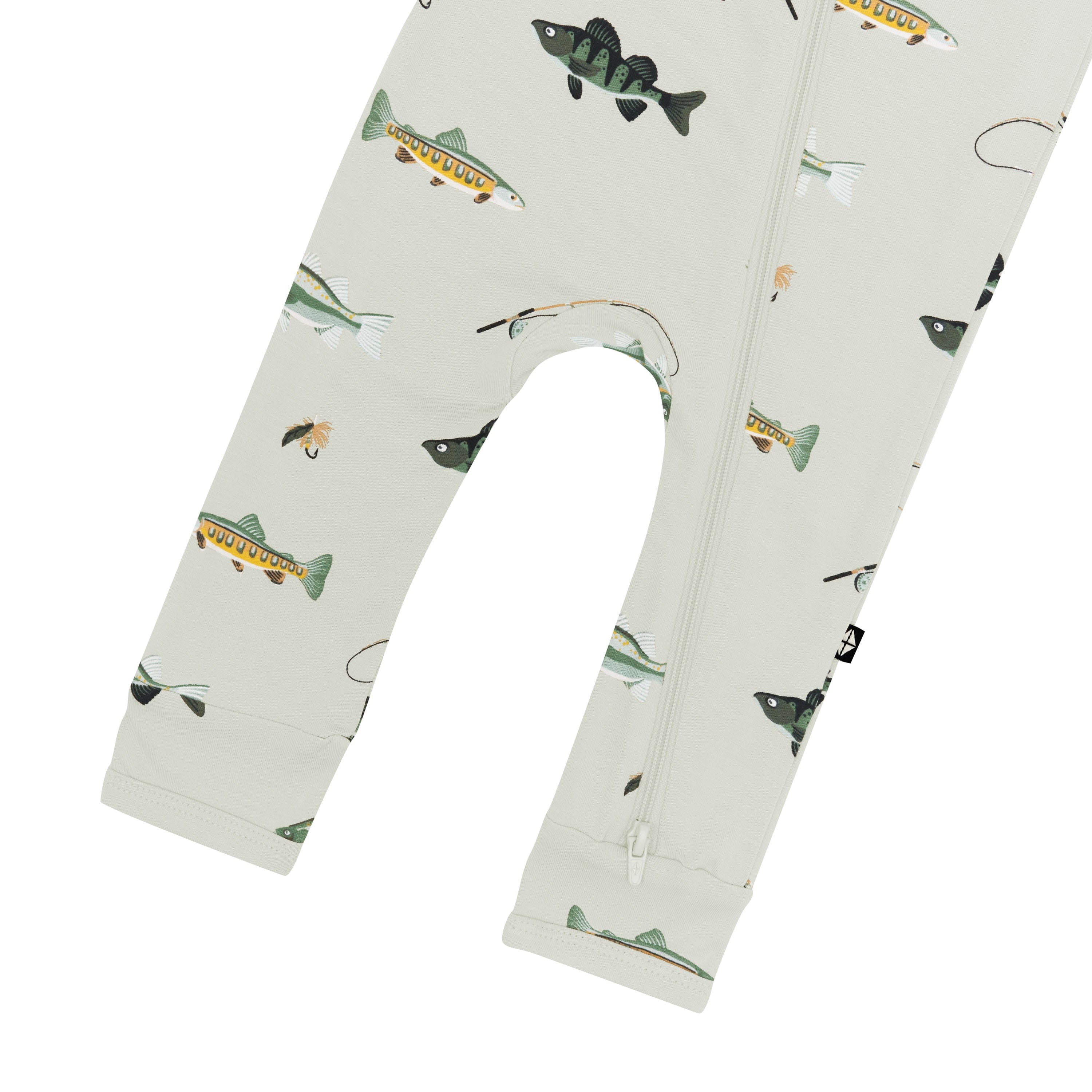 Zippered Romper in Fishing - Image 5