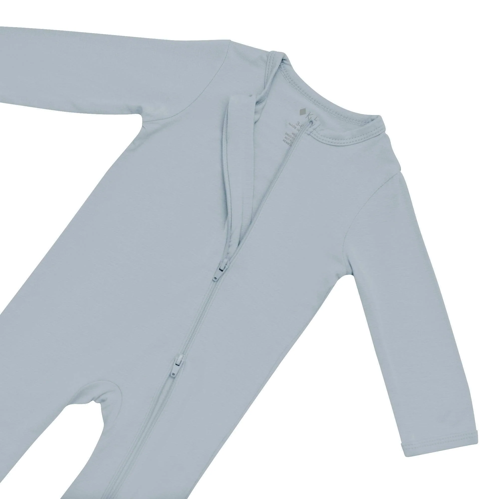 Zippered Romper in Fog - Image 5