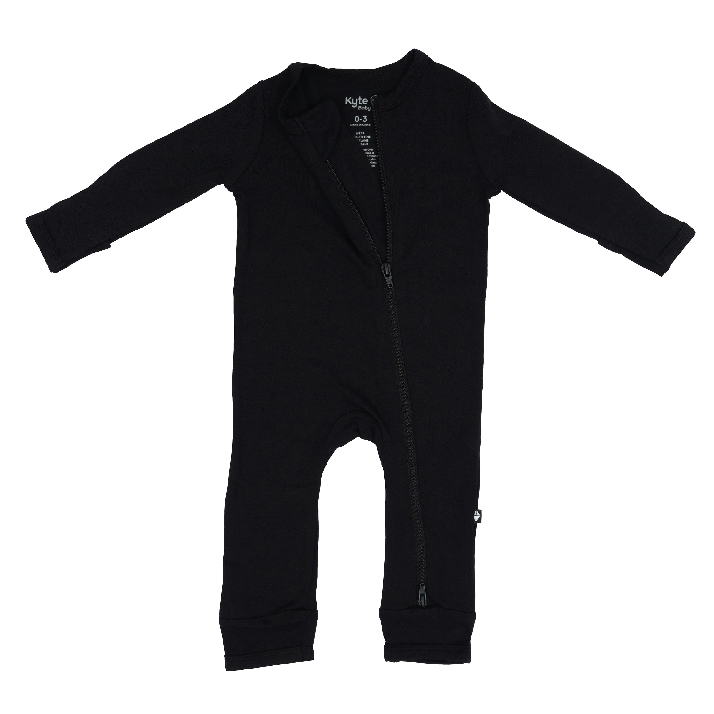 Zippered Romper in Midnight - Image 4