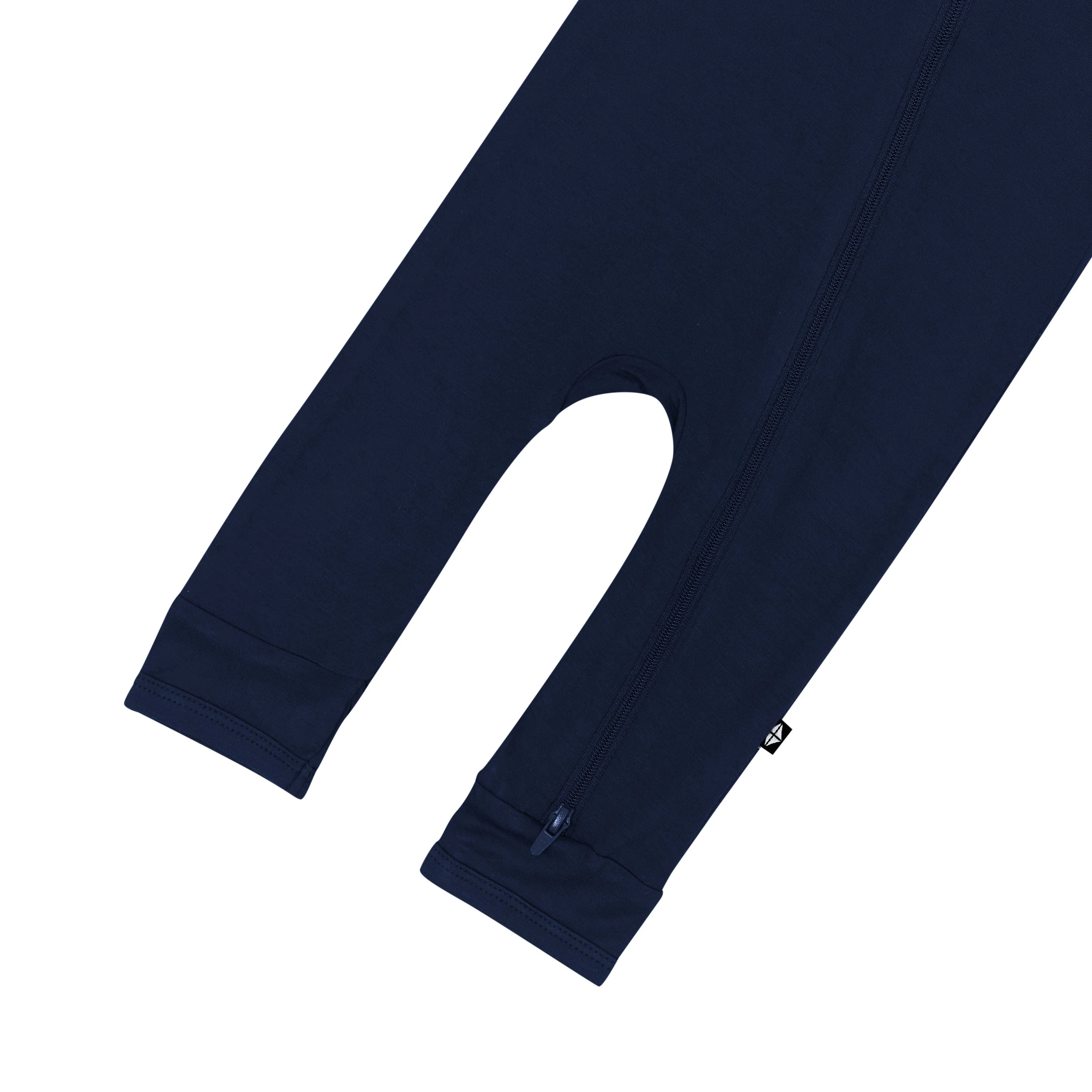 Zippered Romper in Navy - Image 6