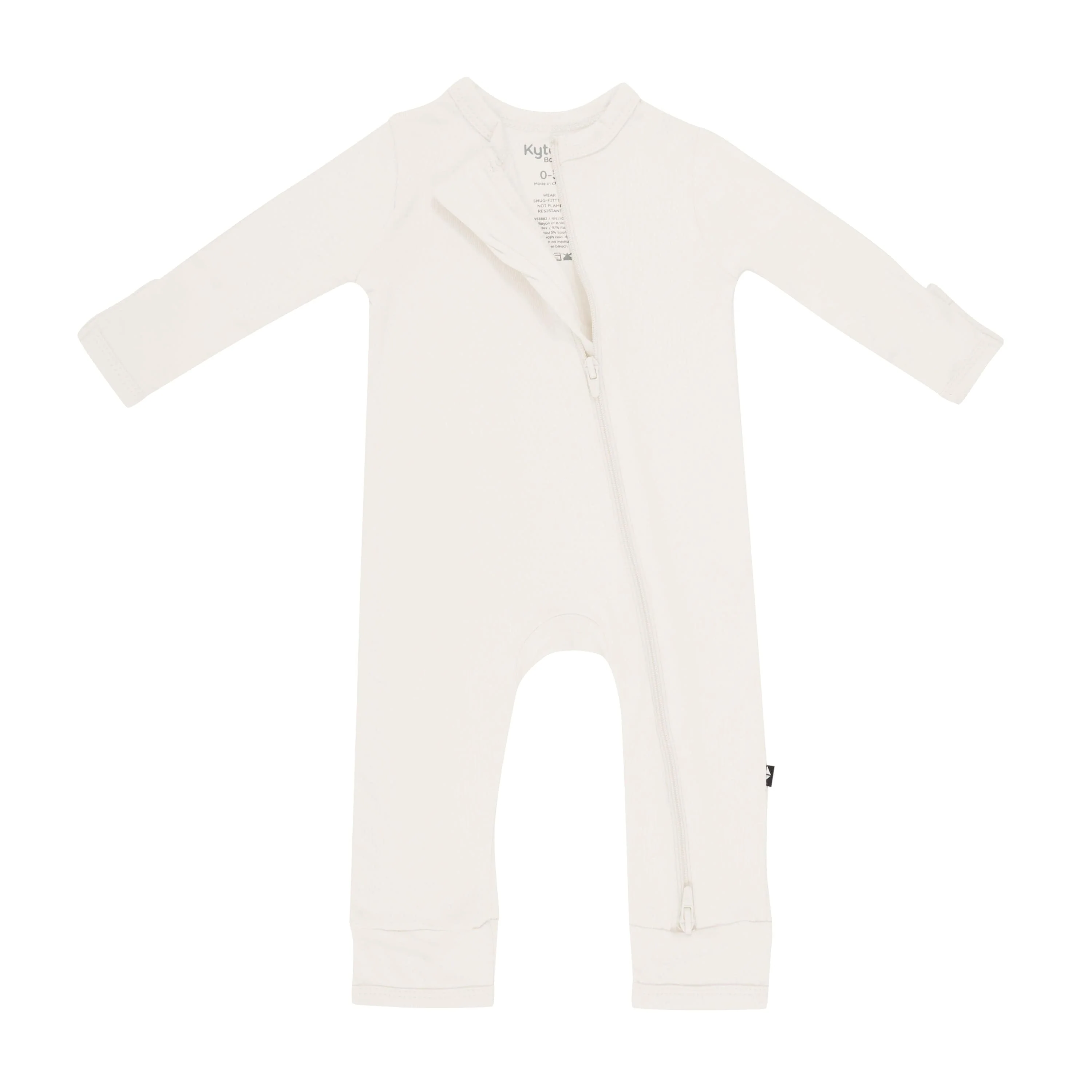Zippered Romper in Oat - Image 5