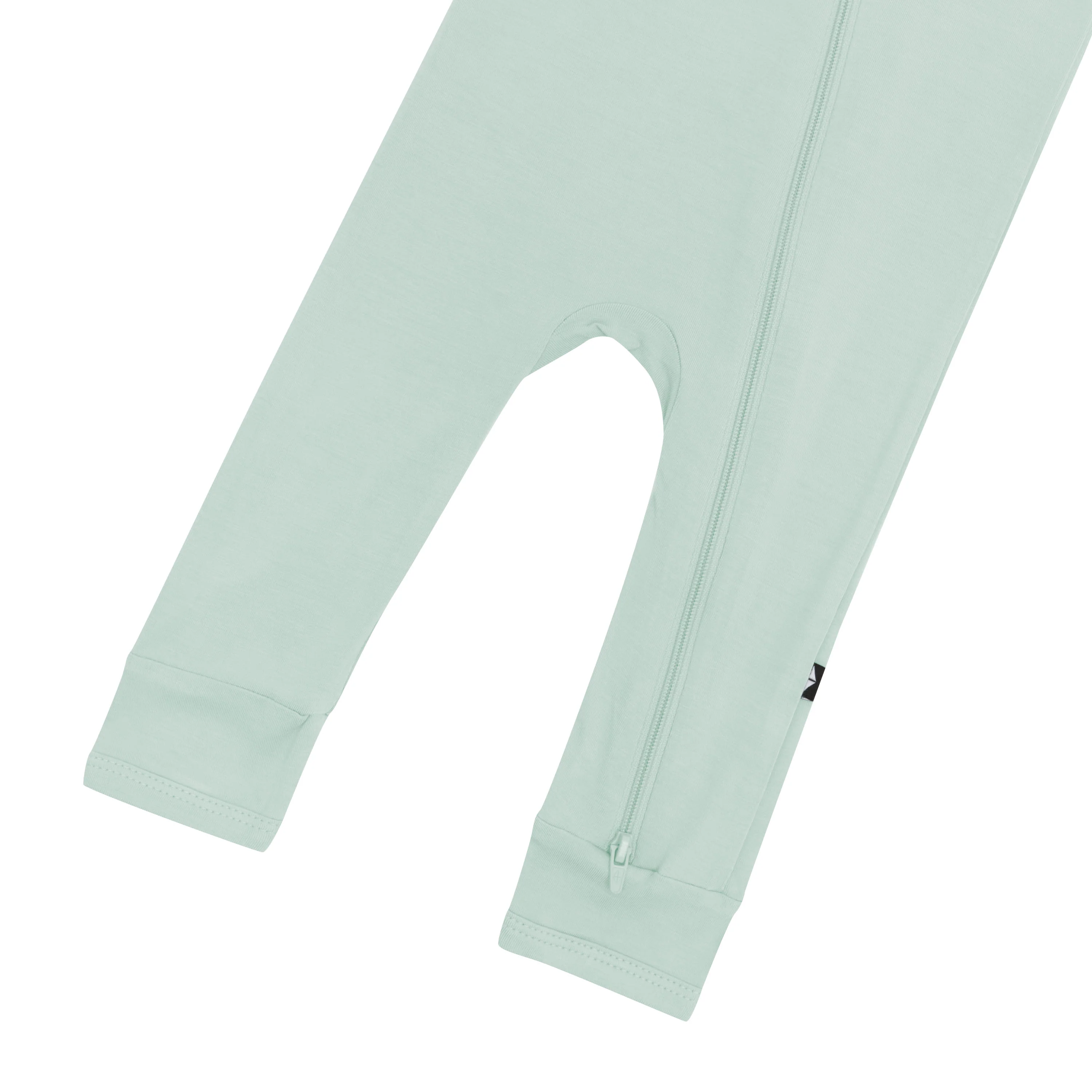 Zippered Romper in Sage - Image 6
