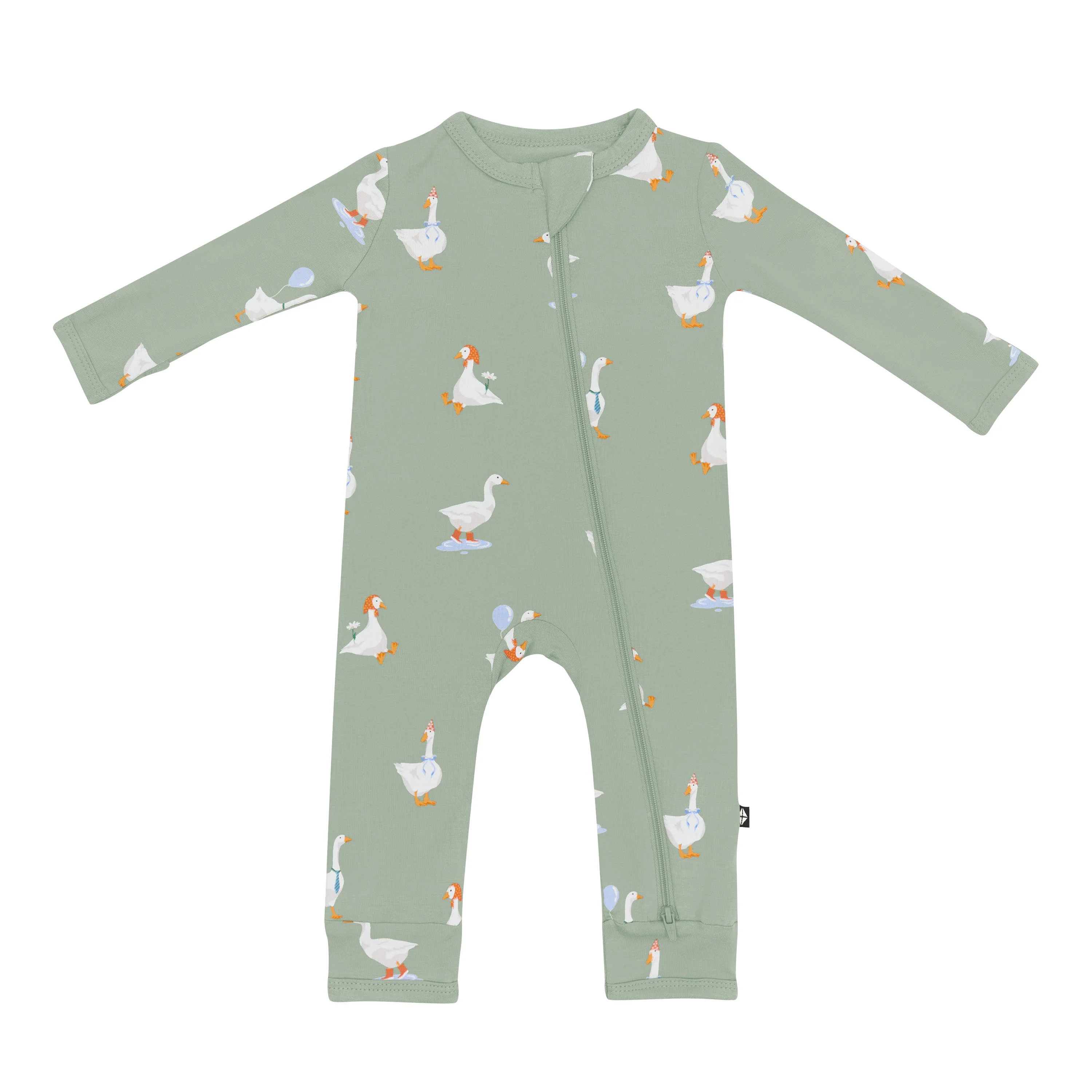 Zippered Romper in Silly Goose - Image 2