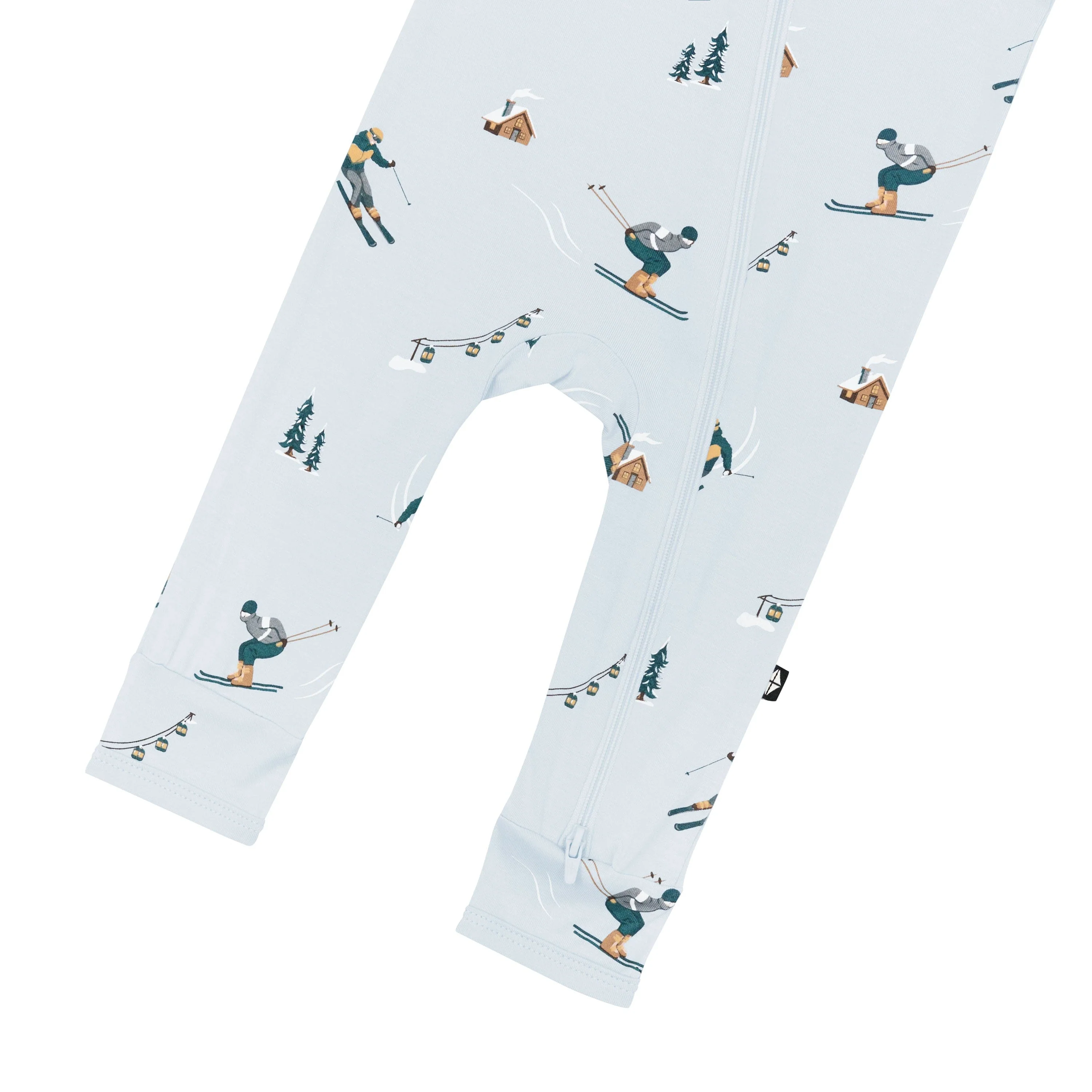 Zippered Romper in Ski - Image 10