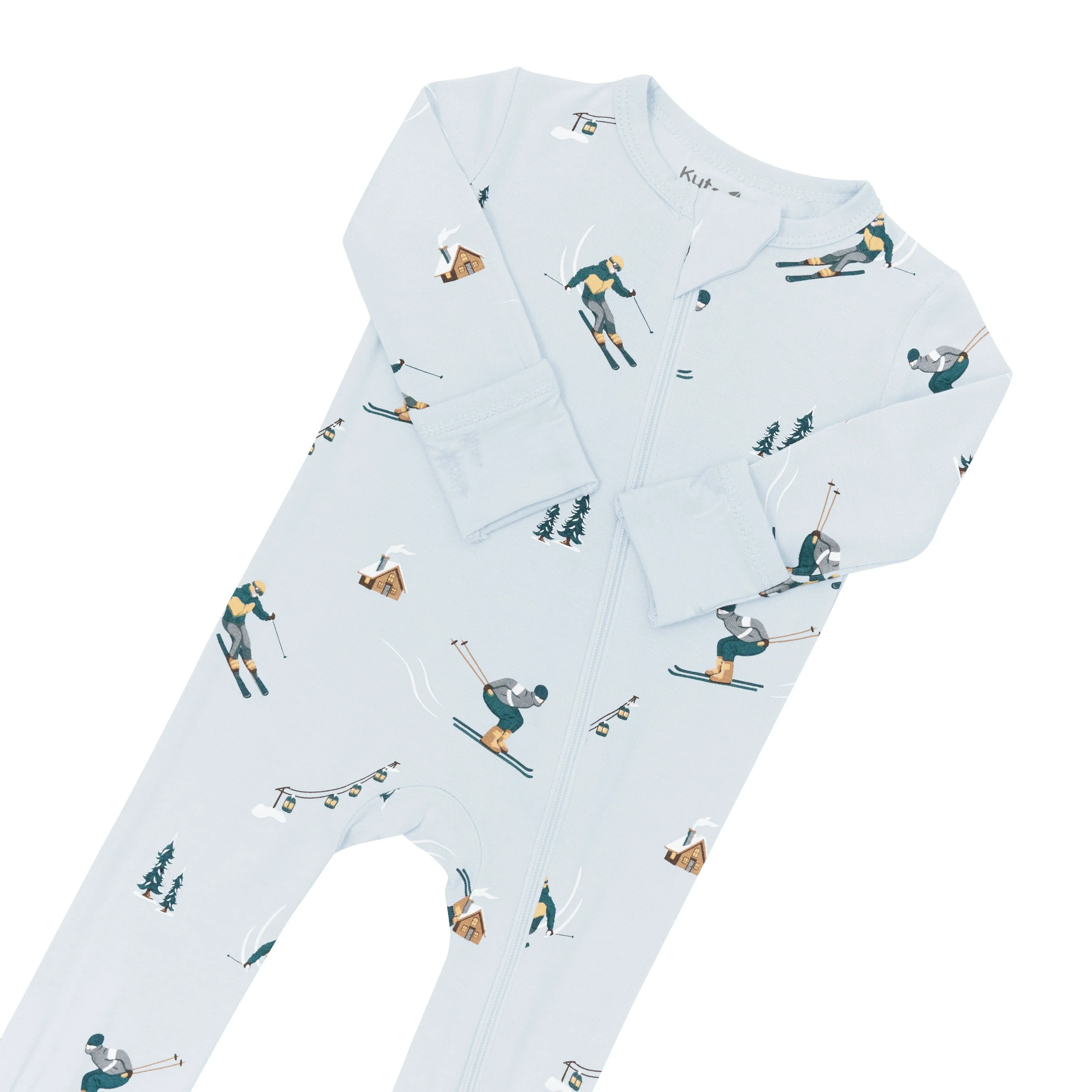 Zippered Romper in Ski - Image 9