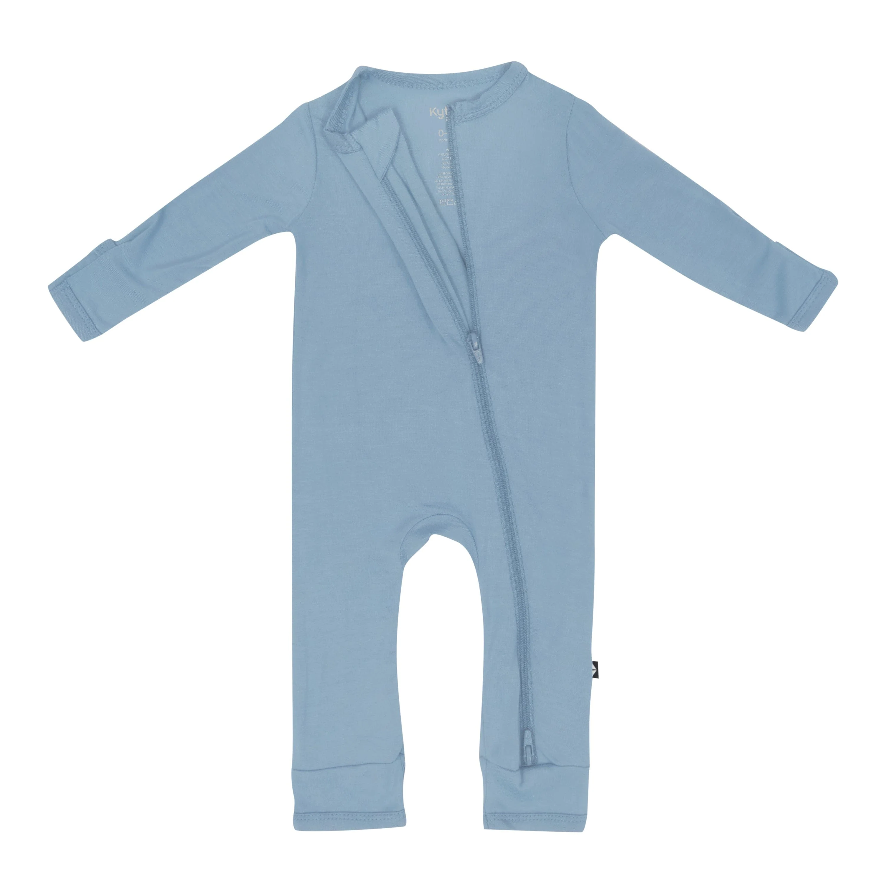 Zippered Romper in Slate - Image 5