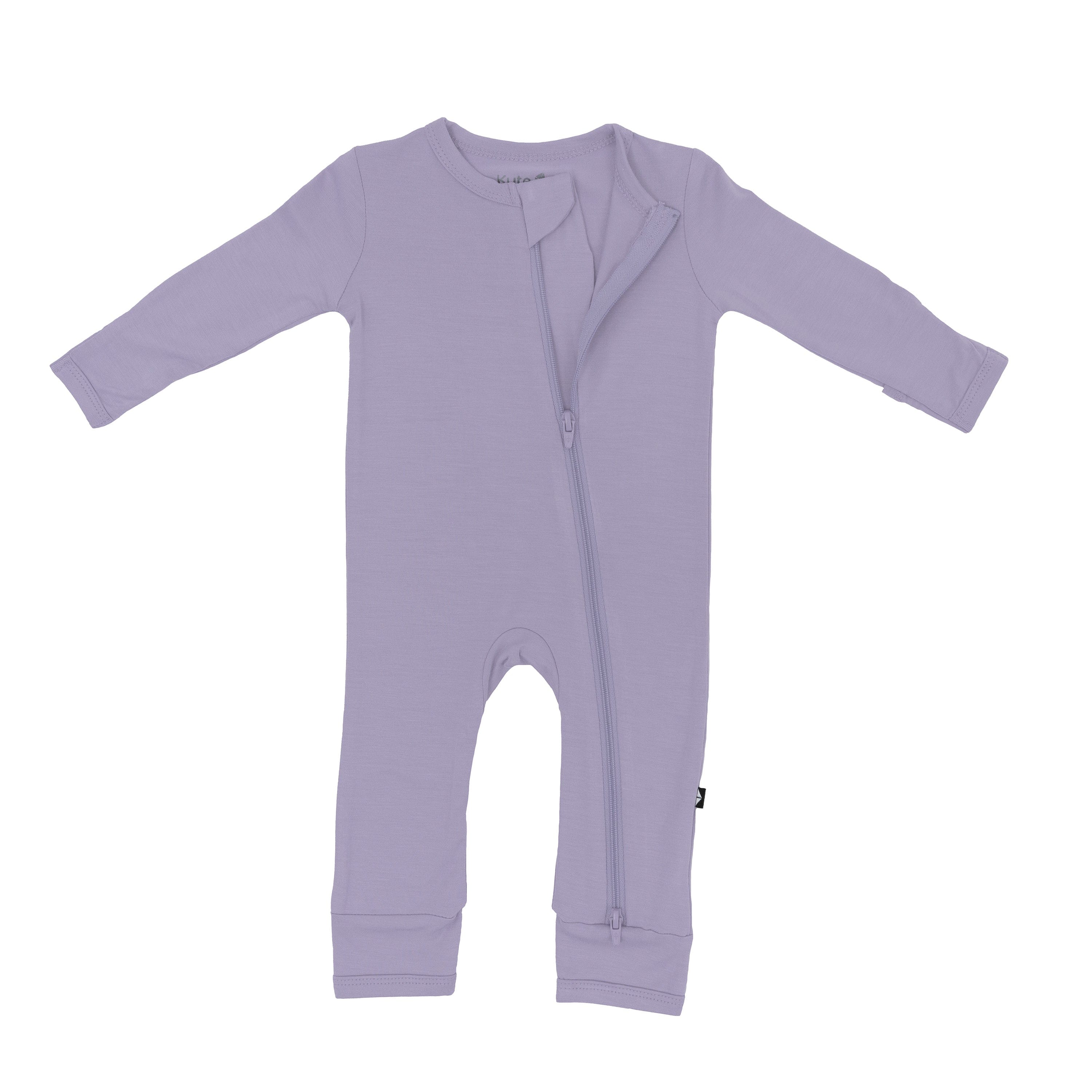 Zippered Romper in Taro - Image 6