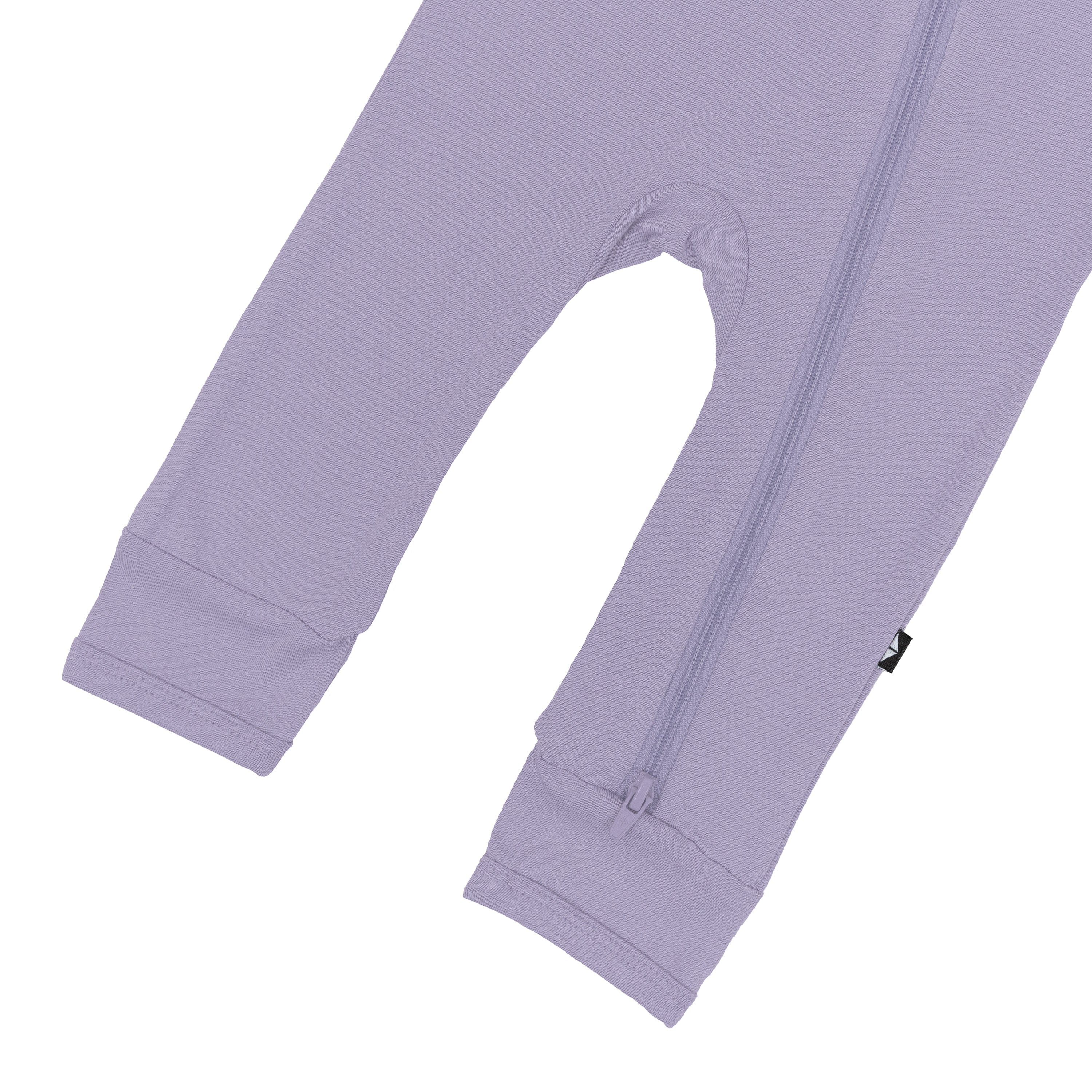 Zippered Romper in Taro - Image 8
