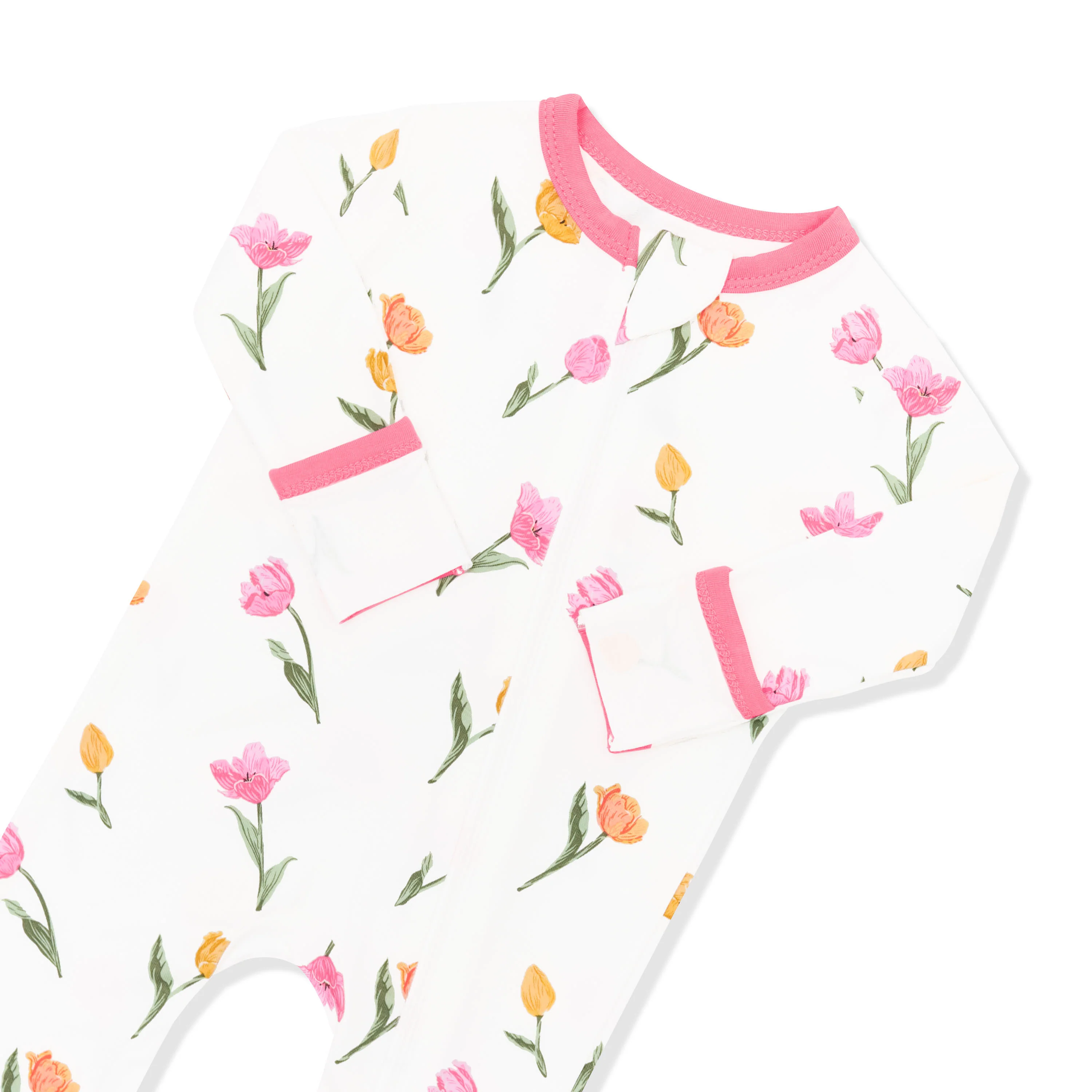 Zippered Romper in Tulip - Image 8
