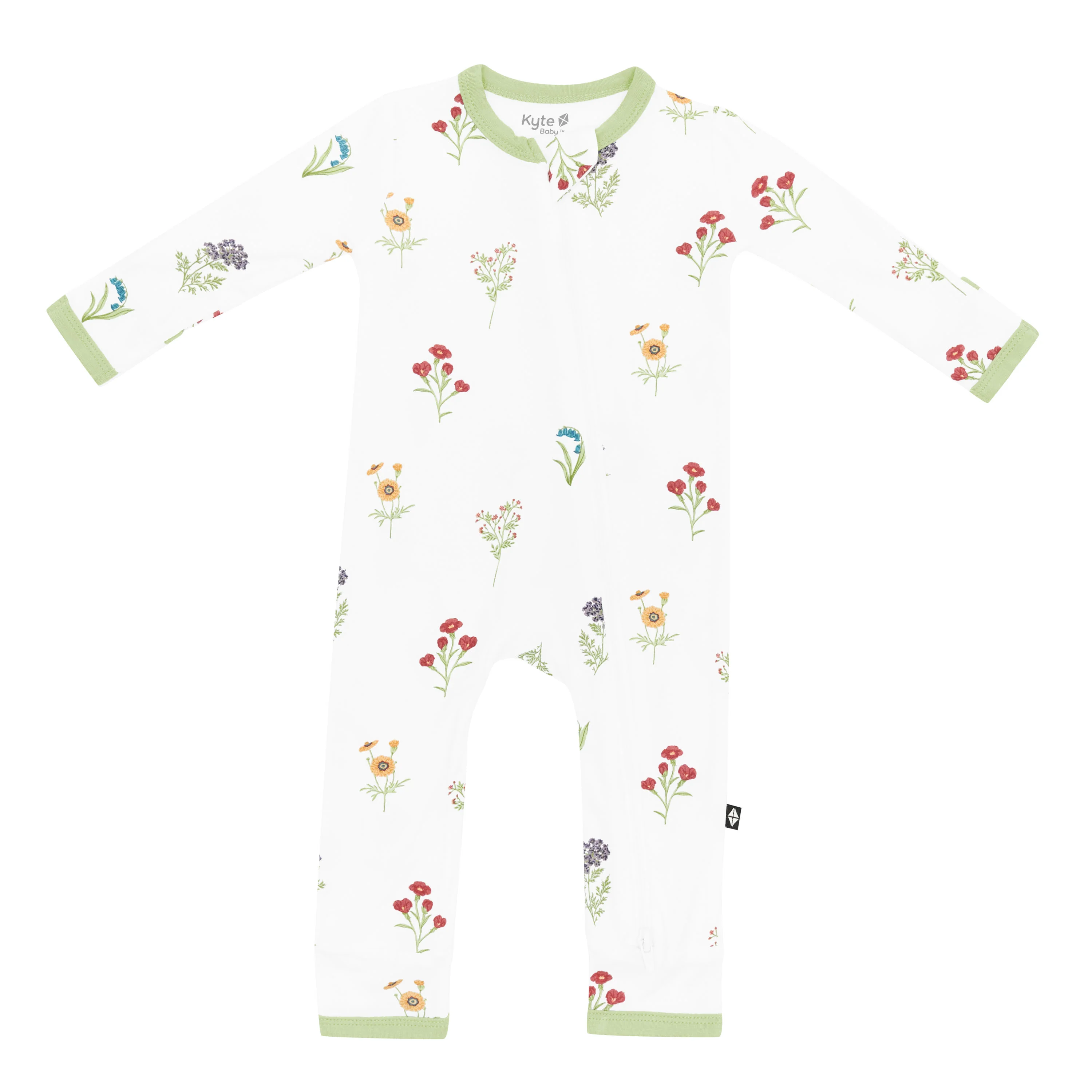 Zippered Romper in Wildflower - Image 2