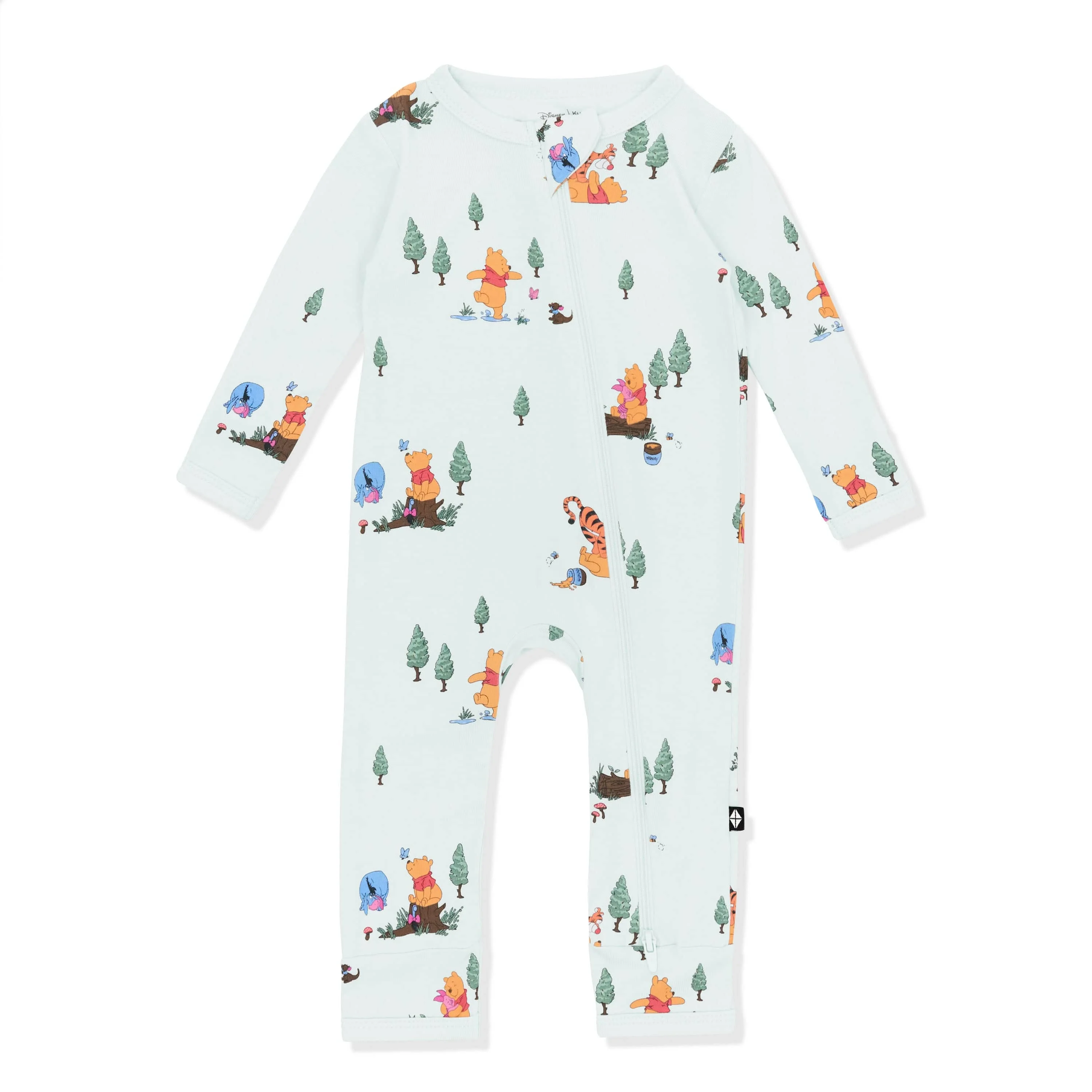 Zippered Romper in Winnie the Pooh Hundred Acre Wood - Image 2