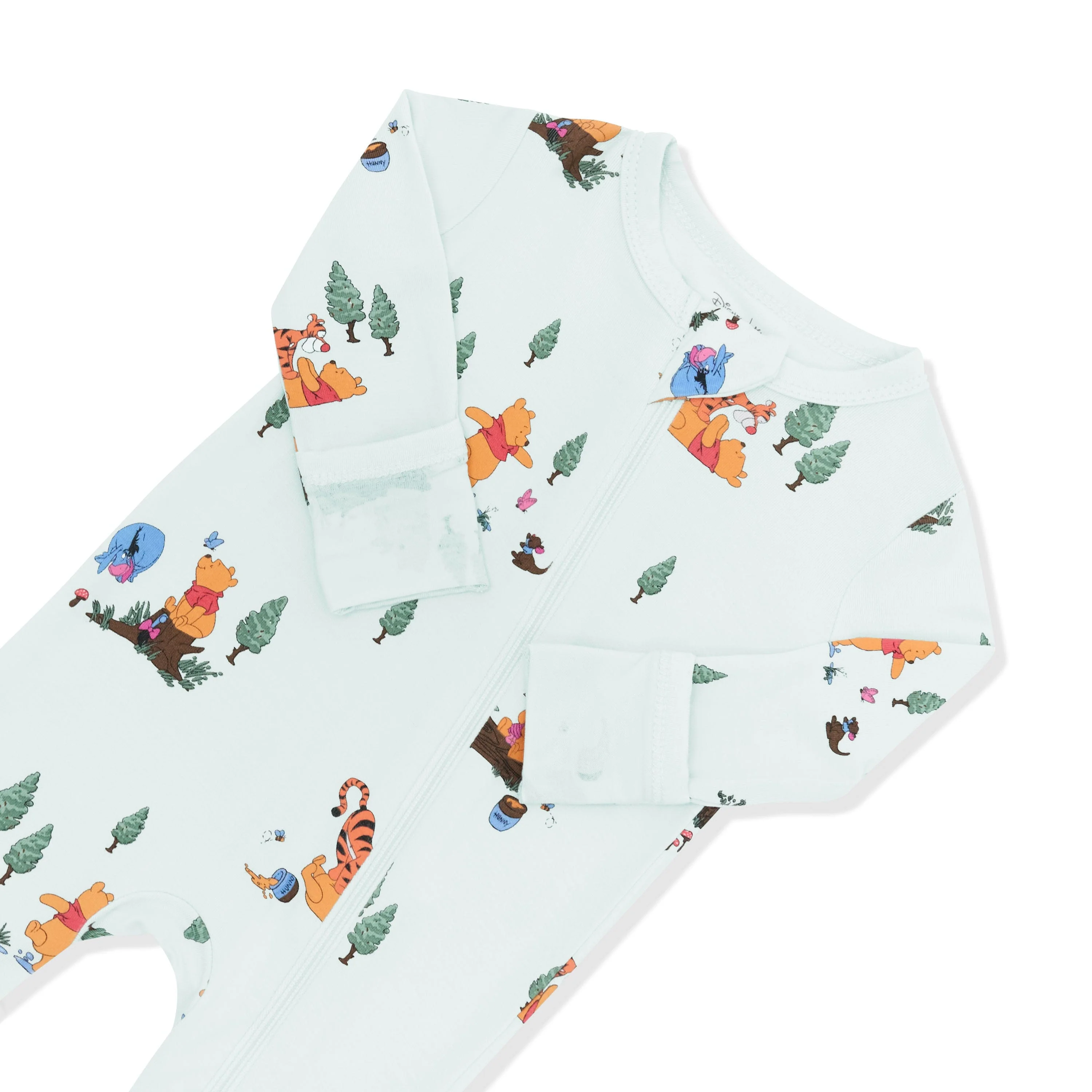 Zippered Romper in Winnie the Pooh Hundred Acre Wood - Image 6
